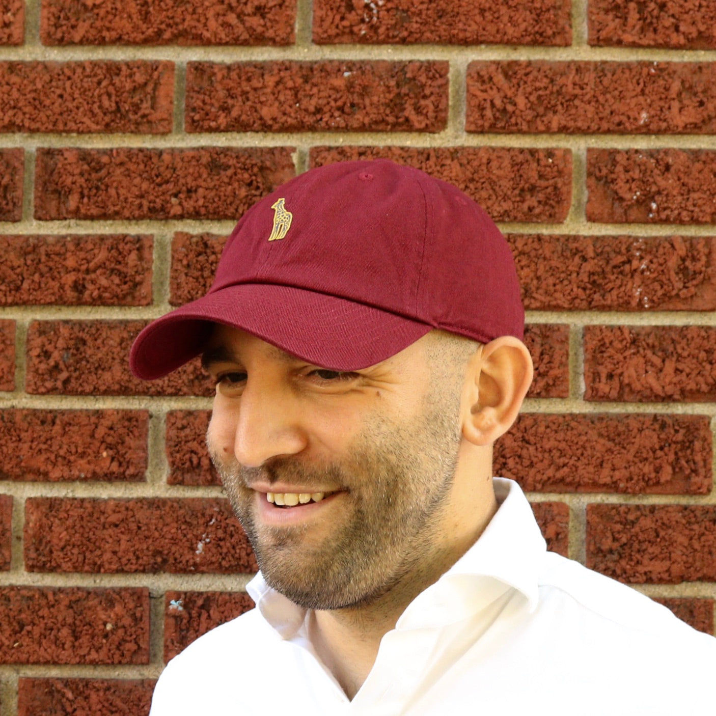 Embroidered Giraffe Polo Hat