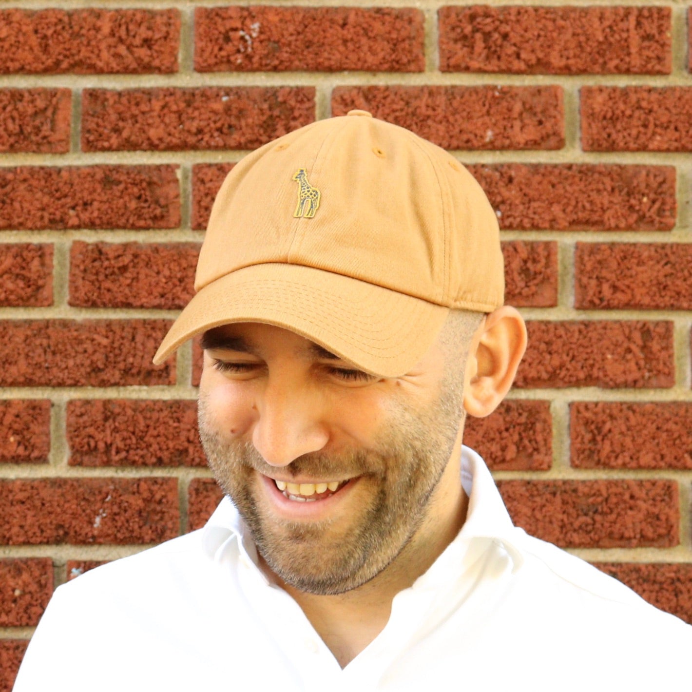Embroidered Giraffe Polo Hat