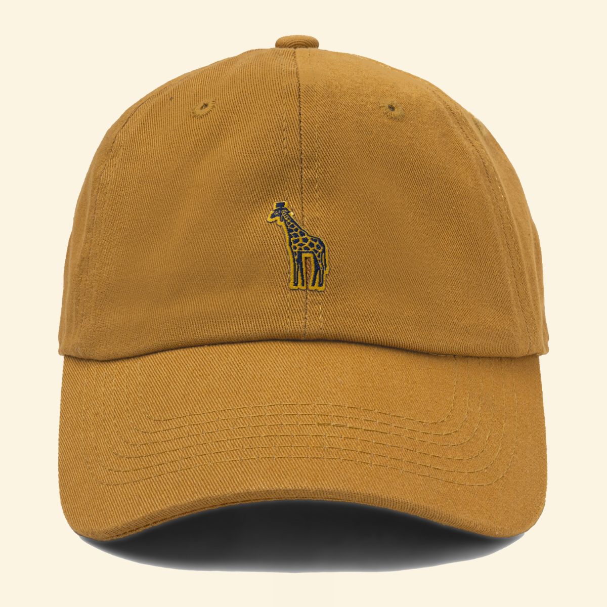 Embroidered Giraffe Polo Hat