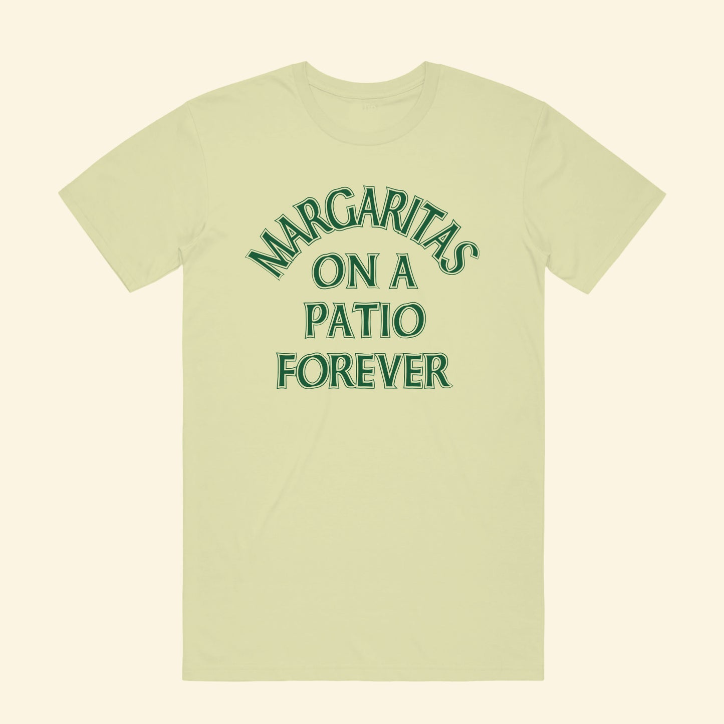 Margaritas on a Patio Forever Tee