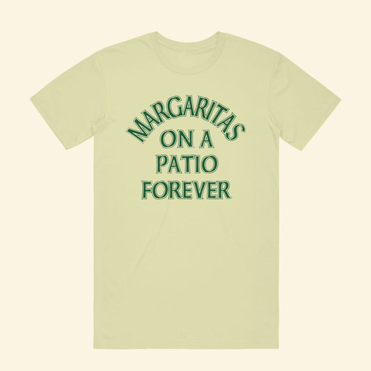 Margaritas on a Patio Forever Tee