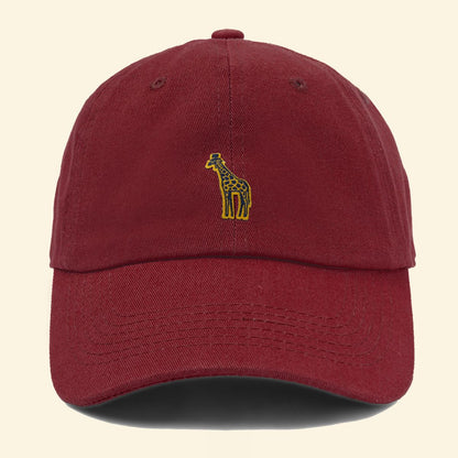 Embroidered Giraffe Polo Hat