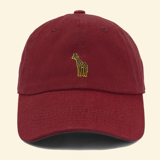 Embroidered Giraffe Polo Hat